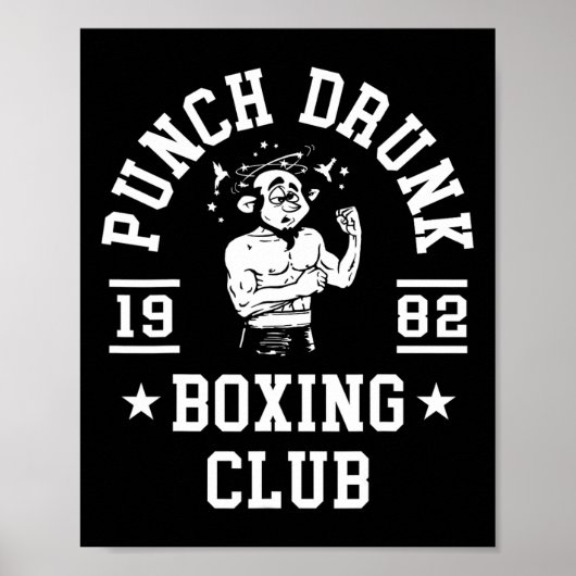Poster T Shirt de boxe drôle pour boxeurs (Devant)