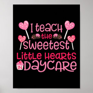Poster T Shirt de la Saint-Valentin pour Enseignant Cadea