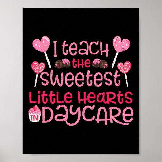 Poster T Shirt de la Saint-Valentin pour Enseignant Cadea (Devant)