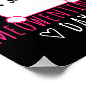 Poster T-shirt de la Saint-Valentin pour filles avec un c (Coin)