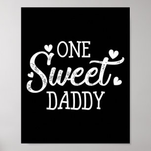 Poster T-shirt de la Saint-Valentin pour papa, assorti à 