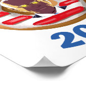 Poster T-shirt de marque noire joe Biden 2024 mème (Coin)