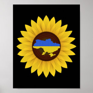Poster T-shirt de soutien à l'Ukraine