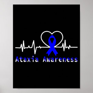Poster T-shirt de soutien guerrier de battement de coeur