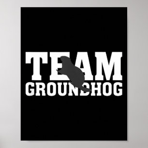 Poster T-shirt de Tank drôle de jour de la marmotte d'équ