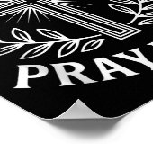 Poster T-shirt dévotionnel catholique Saint Thomas Priez (Coin)