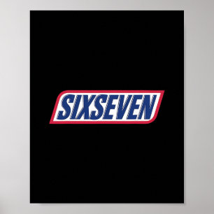 Poster T-shirt drôle 67 Six Sept Memes pour les amateurs