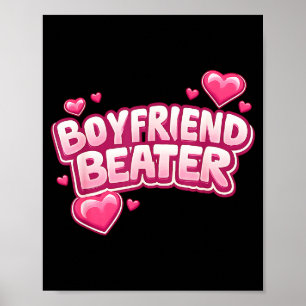 Poster T-shirt drôle Beater Petit Ami 