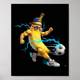 Poster T-shirt drôle de joueur de football Nana Cool Usa