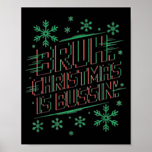Poster T-shirt drôle de Noël avec l'argot Gen Alpha Gen Z