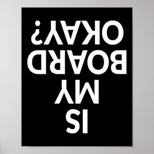 Poster T-shirt drôle de skateboard - Mon skate est-il ok