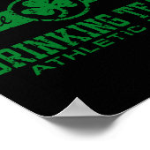 Poster T Shirt Équipe de Boisson de la Saint-Patrick (Coin)