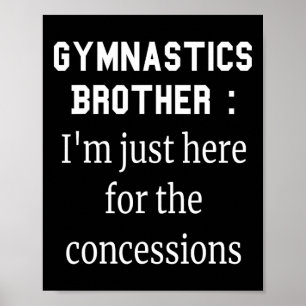 Poster T-shirt frère de gymnastique Tee frère et soeur de