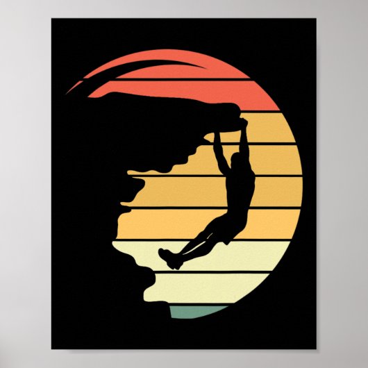 Poster T Shirt Graphique d'Aventure d'Escalade de Roche  (Devant)