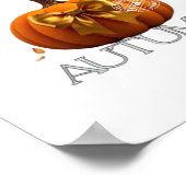 Poster T-shirt indispensable à l'automne (Coin)