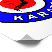 Poster T Shirt Kyokushin Karaté_2 (Coin)