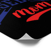 Poster T Shirt Maman de Baseball (Coin)