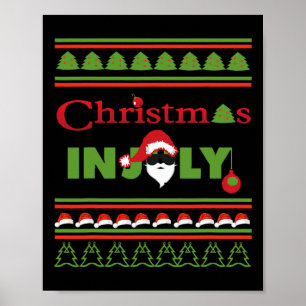 Poster T Shirt Noël en Juillet. Sweater Noël en juillet d