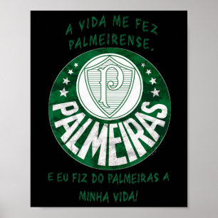 Poster T-shirt Palmeiras Brésil Football