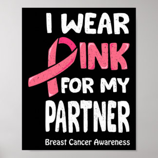 Poster T Shirt, partenaire du cancer du sein