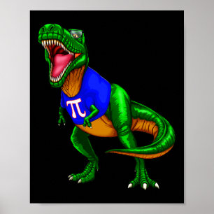 Poster T Shirt Rex Dinosaure Jour de Pi Cadeau Math Homme