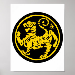 Poster T Shirt Shotokan Tigre