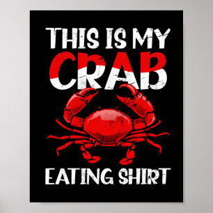 Poster T-shirt Todays Forecast Crabs An