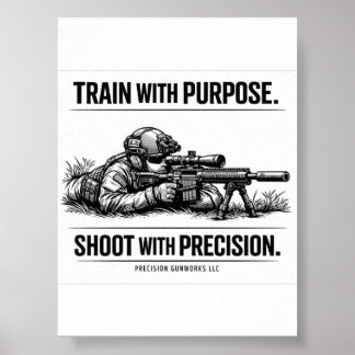 Poster T-Shirt Train with Purpose Marksman Téléchargement