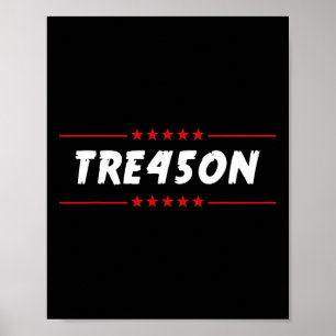 Poster T-shirt Tre45on Dump Trump Pas Mon Président Tee I