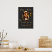 Poster T-shirts avec écritures bibliques (Cuisine)