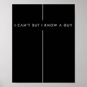 Poster T-shirts chrétiens pour hommes femmes Je ne peux p