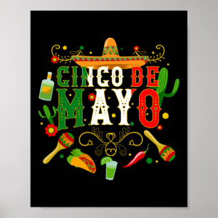 Poster T-shirts de la fête Cinco De Mayo Hommes Femmes Ta