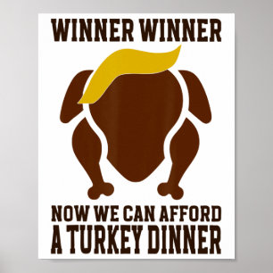 Poster T-shirts drôles de Thanksgiving Trump pour adultes
