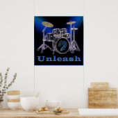 Poster T-shirts Drummer (Cuisine)