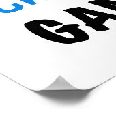 Poster T-shirts et cadeaux bleus totalement (Coin)