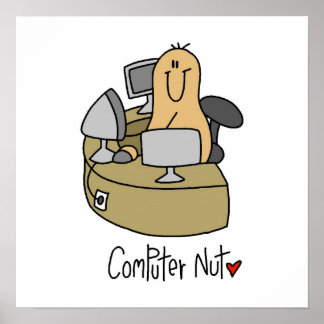 Poster T-shirts et cadeaux de Nut pour ordinateur