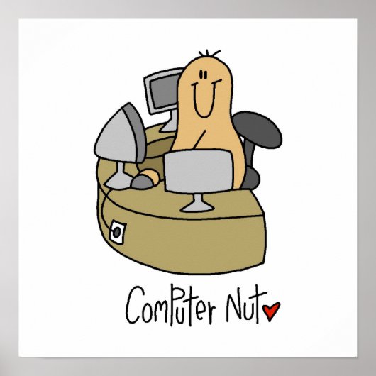 Poster T-shirts et cadeaux de Nut pour ordinateur (Devant)