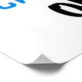 Poster T-shirts et cadeaux Oma Blue totalement géniaux (Coin)