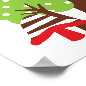 Poster T-shirts et cadeaux Owl First Birthday (Coin)