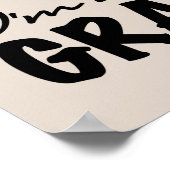 Poster T-shirts et cadeaux souriants New Grand-pa (Coin)