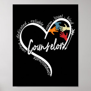 Poster T-shirts graphiques drôles de Conseiller Hauts Ret