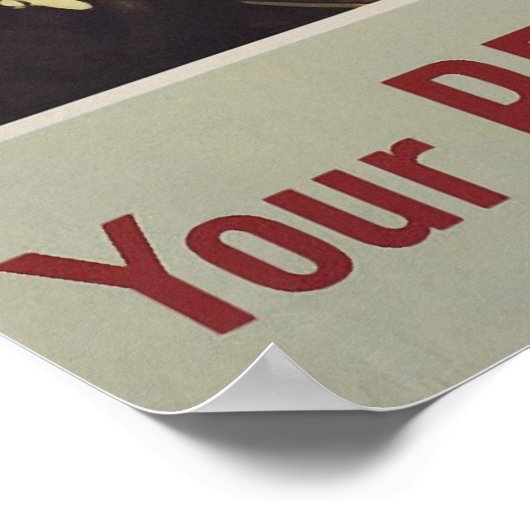 Poster Ta Croix Rouge Est De Son Côté (Coin)