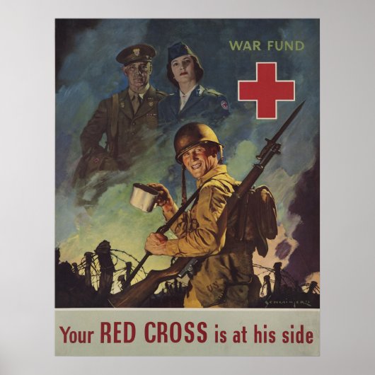 Poster Ta Croix Rouge Est De Son Côté (Devant)