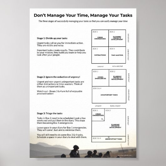 Poster Taakbeheertraining (Voorkant)