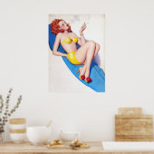 Poster Tabac à tête rouge vers le haut (Cuisine)