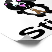 Poster Tabac puant Conception de sensibilisation à la pea (Coin)