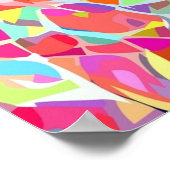 Poster Tabby Cat coloré tendance (Coin)