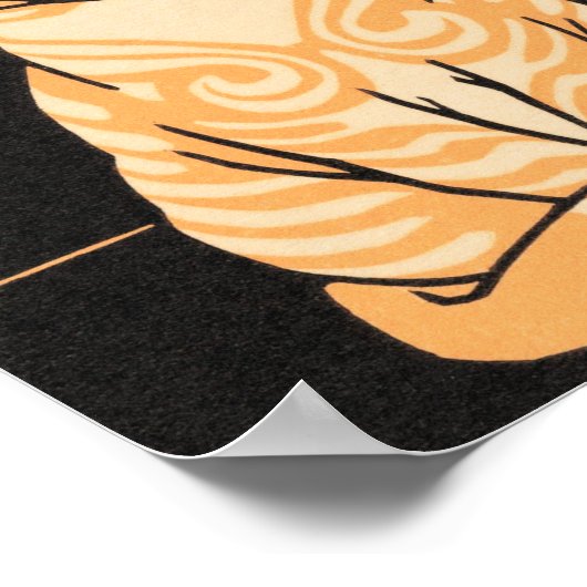 Poster Tabby Cat - Julie De Graag (Coin)