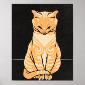 Poster Tabby Cat - Julie De Graag (Devant)