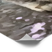 Poster Tabby Cat Kitten Faire contact visuel (Coin)